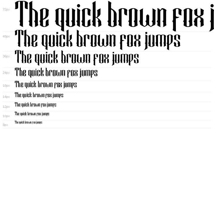 Black Cameo Demo Regular Waterfall