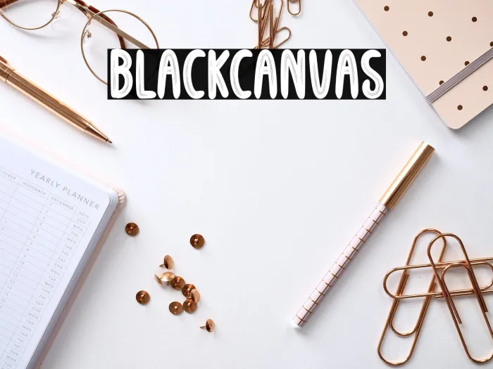 Black Canvas Example 2