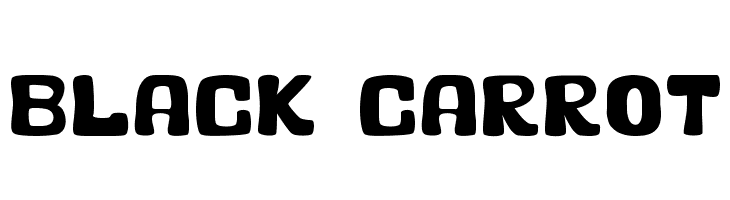 Black Carrot  les polices de caractères gratuit tlcharger