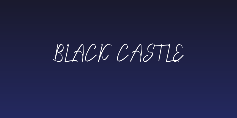 Black Castle Social Header