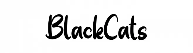 Black Cats  नि: शुल्क फ़ॉन्ट्स डाउनलोड