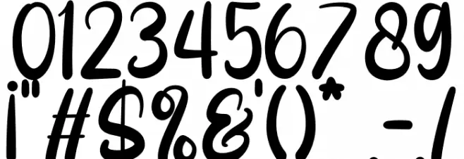 Black Cats Font OTHER CHARS