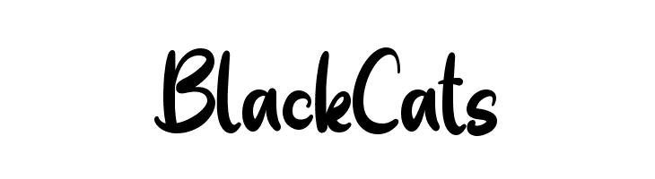 Black Cats  免费字体下载