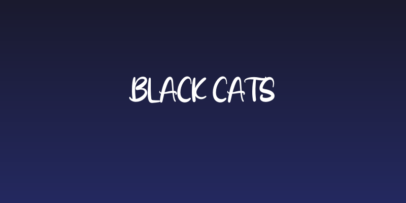Black Cats Social Header