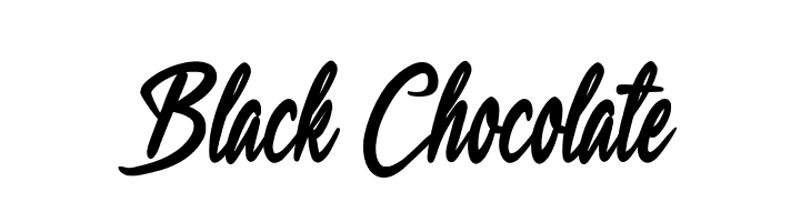 Black Chocolate  Fuentes Gratis Descargar