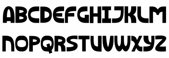 Black Chocolate خط أحرف صغيرة