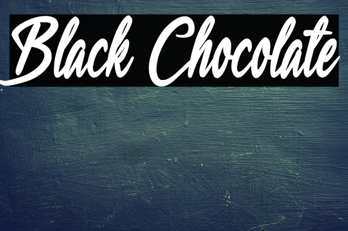 Black Chocolate Example 1