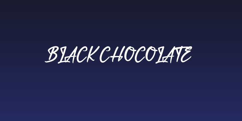 Black Chocolate Social Header
