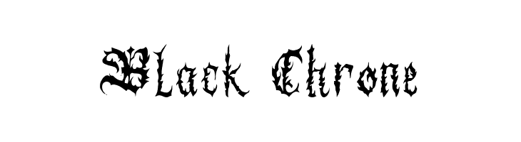 Black Chrone  Descarca Fonturi Gratis