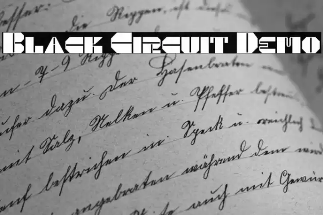 Black Circuit Demo Fuentes examples