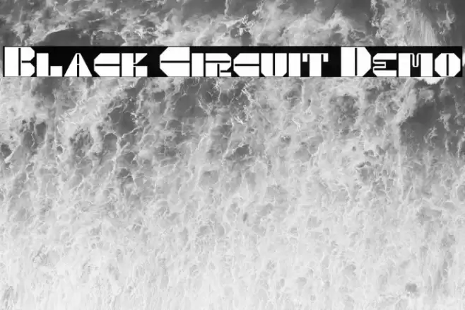 Black Circuit Demo Fuentes examples
