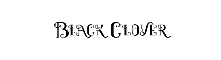 Black Clover  Descarca Fonturi Gratis