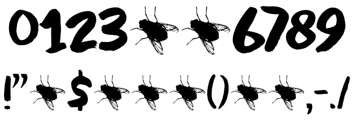 Black Cluster DEMO Regular Font OTHER CHARS