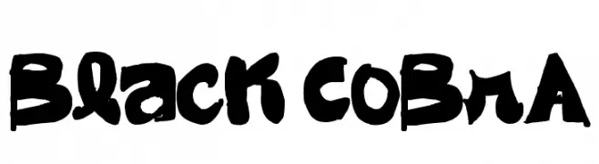 Black CoBrA  Free Fonts Download