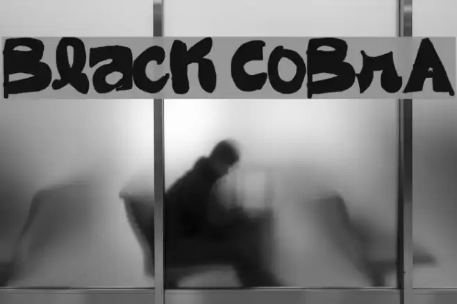 Black CoBrA Font examples