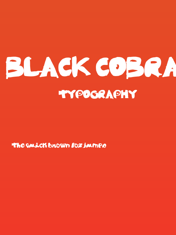 Black CoBrA Poster