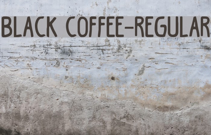 Regular coffee