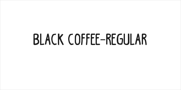 Black Coffee-Regular Logo