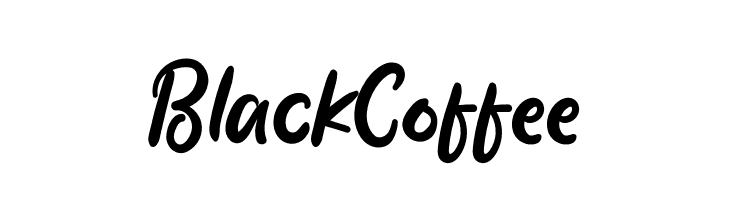 Black Coffee  Frei Schriftart Herunterladen