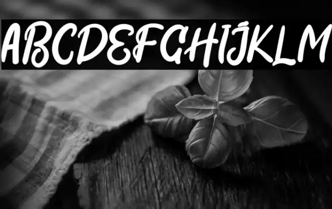 Black Coffee Font examples