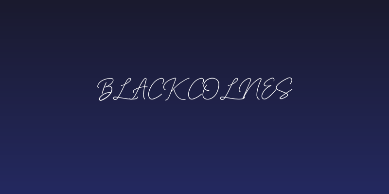 Black Colnes Social Header