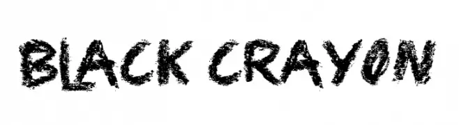 Black Crayon  Fuentes Gratis Descargar