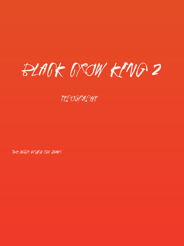 Black Crow King 2 Poster