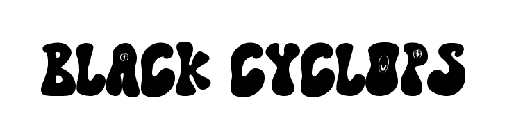 Black Cyclops  font caratteri gratis