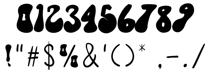Black Cyclops Font OTHER CHARS