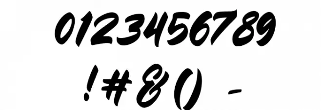 Black Diamond Font OTHER CHARS