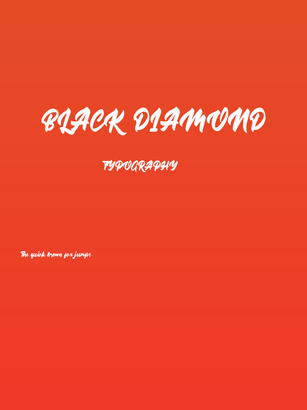 Black Diamond Poster