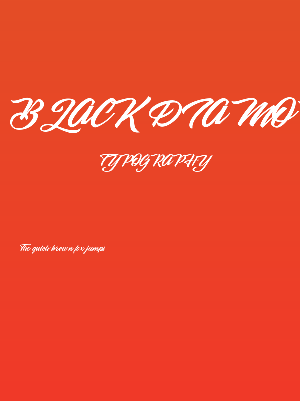 Black Diamonds Personal Use Poster