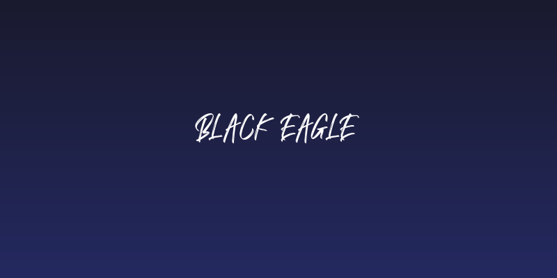 Black Eagle Social Header