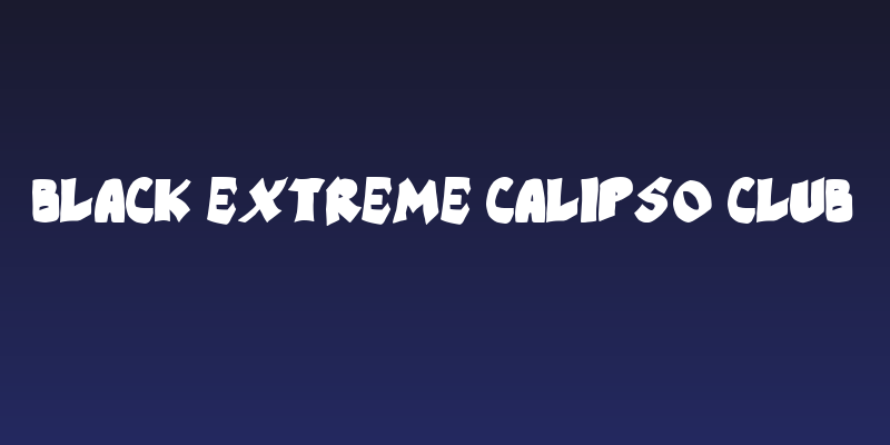 Black Extreme Calipso Club Social Header