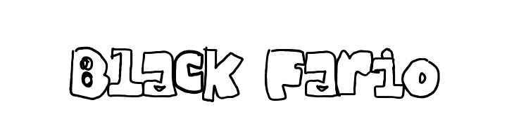 Black Fario Шрифта