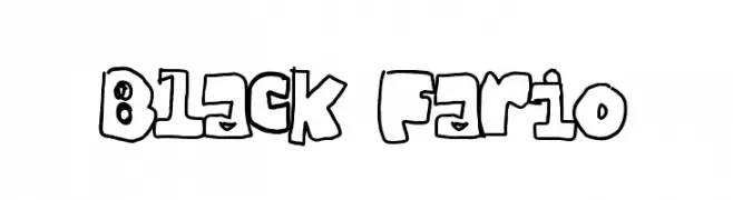 Black Fario  Frei Schriftart Herunterladen