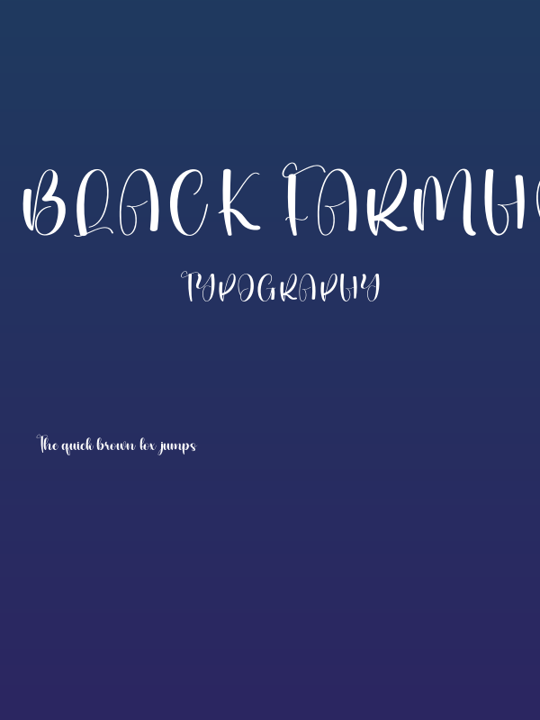 Black Farmhouse Poster