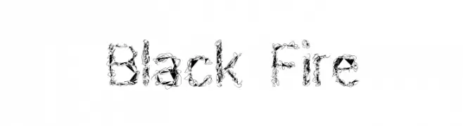 Black Fire  les polices de caractères gratuit tlcharger