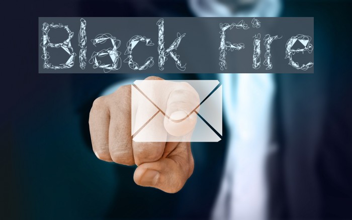 Black Fire Font examples