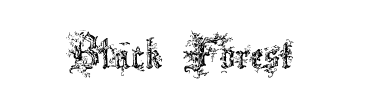Black Forest  Free Fonts Download