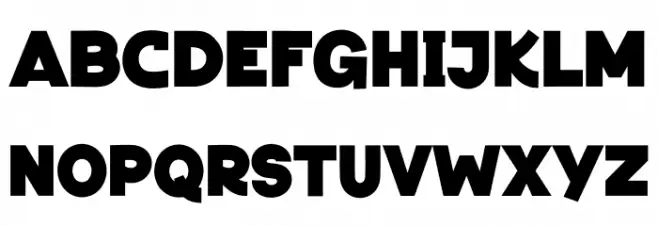 Black Foroth Personal Use خط أحرف كبيرة