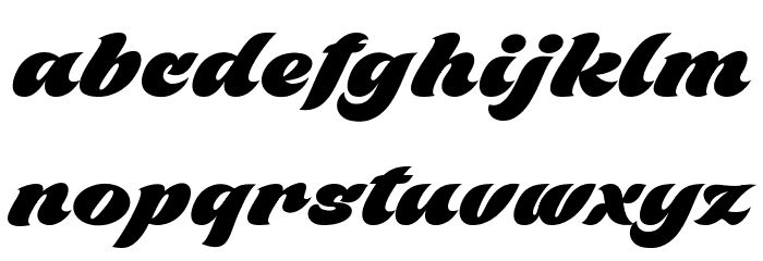 Black Fox Personal Use Only Font LOWERCASE