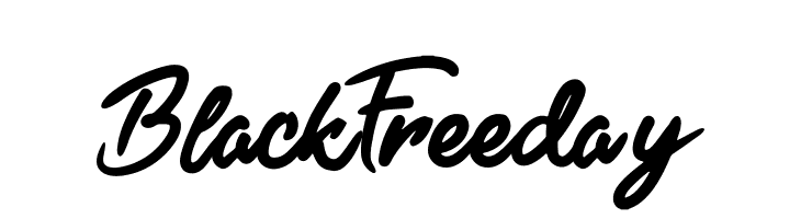 Black Freeday  font caratteri gratis