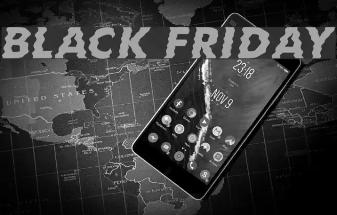 Black Friday Font examples