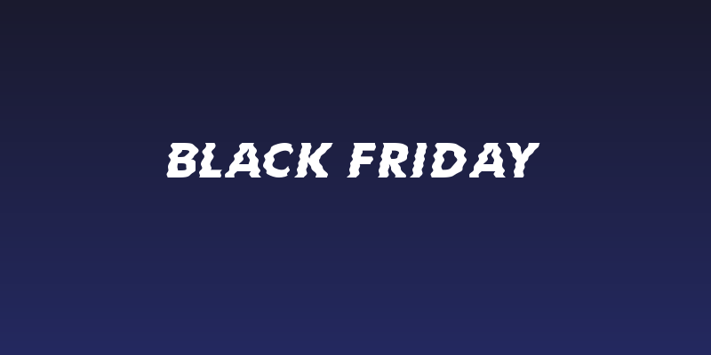 Black Friday Social Header