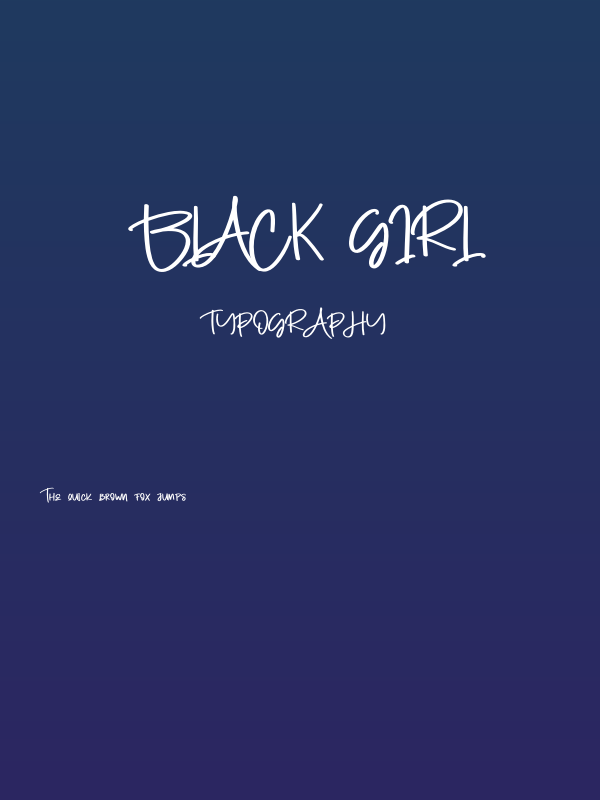 Black Girl Poster