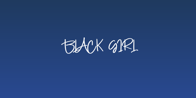 Black Girl Social Header