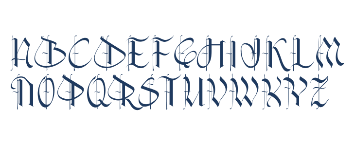 Black Gothics Demo Uppercase