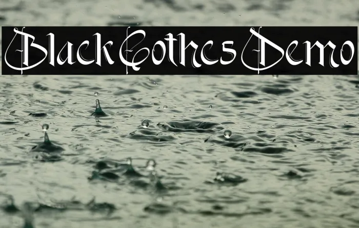 Black Gothics Demo Example 1