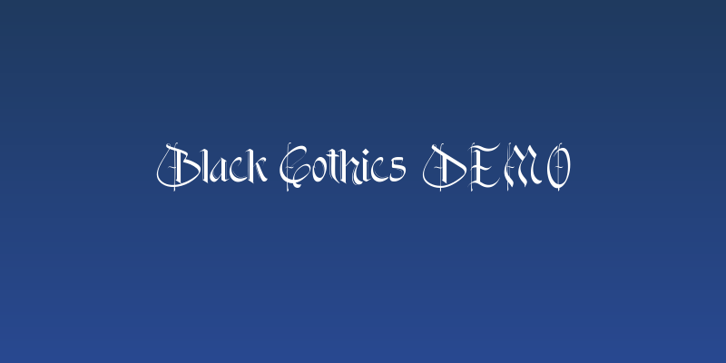 Black Gothics Demo Social Header